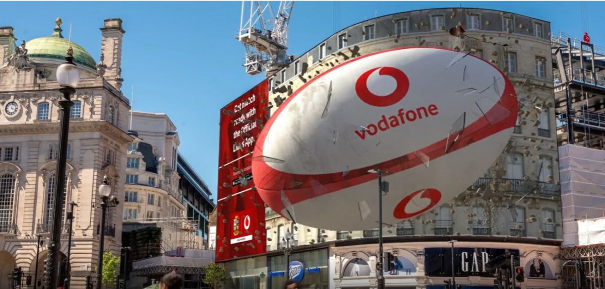 Vodafone Rugby Billboard
