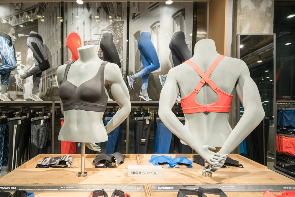 Adidas sports bra adverts banned over images of naked breasts