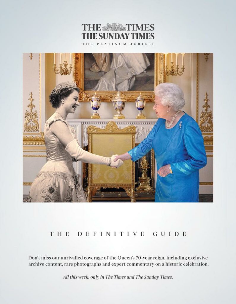 Queen Platinum jubilee the times