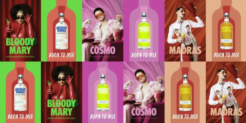 Absolut cocktails