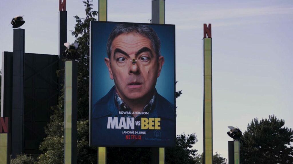 NETFLIX MAN VS BEE BILLBOARD