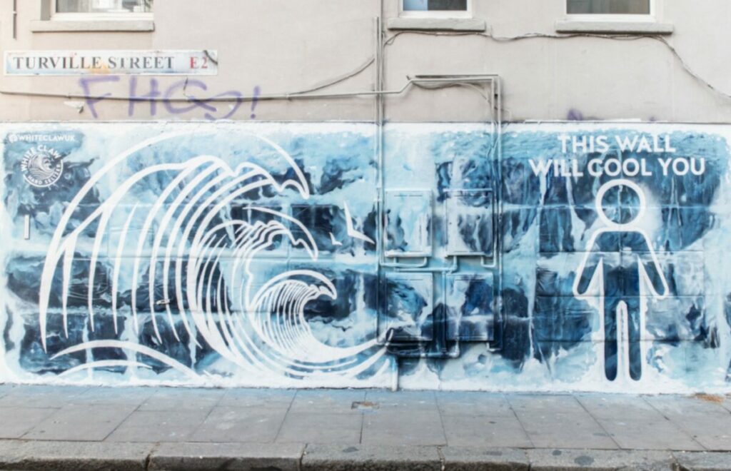 White Claw cool wall