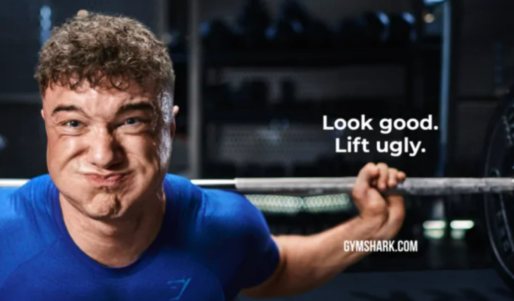 Gymshark's latest campaign 'Look Good, Lift Ugly' wishes to challenge the perfect image of gym-goers it is often guilty of portraying.