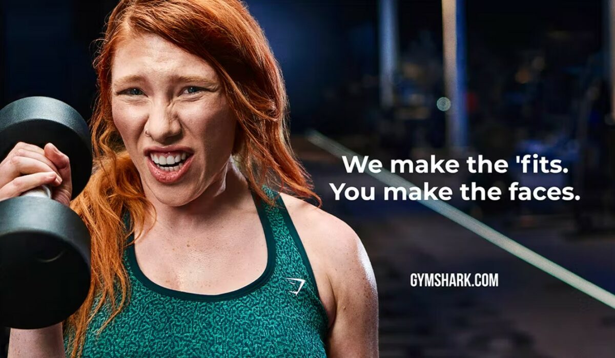 Gymshark depicts the reality of a sweaty workout in its latest