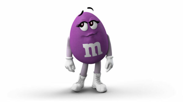 M&M's is expanding its crew of characters with the addition of a new character and 'spokescandy' - Purple.