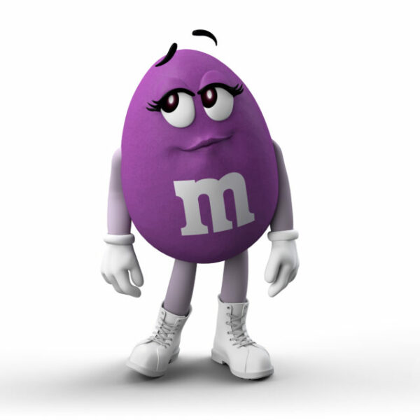 M&M's is expanding its crew of characters with the addition of a new character and 'spokescandy' - Purple.