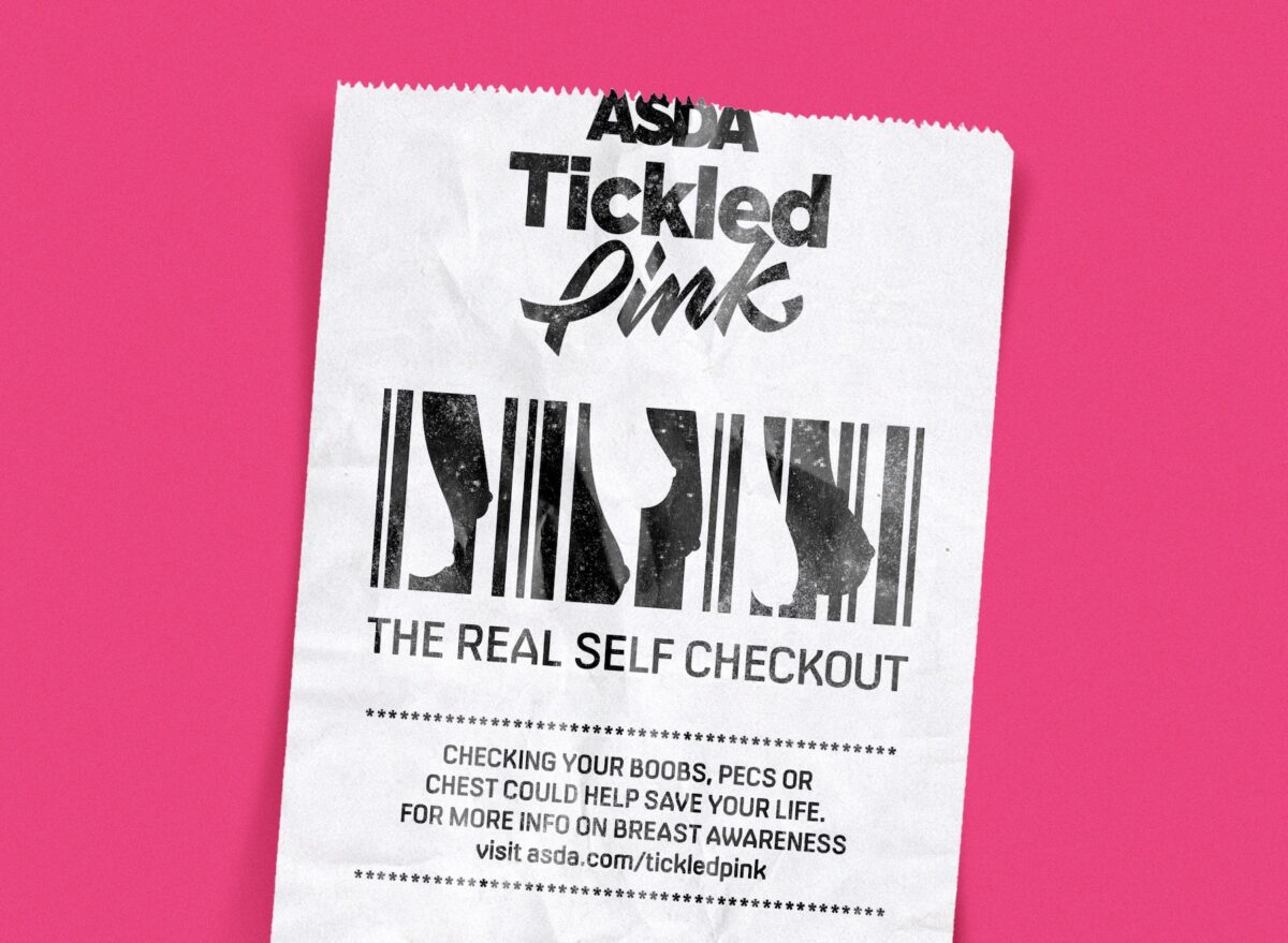Asda has encouraged shoppers to check their 'boobs, pecs and chests' as frequently as their weekly shop, in it's latest awareness campaign.