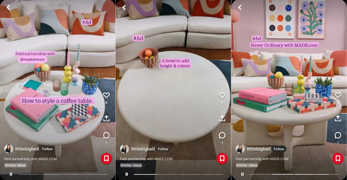 taps home decor influencers for first Pinterest campaign