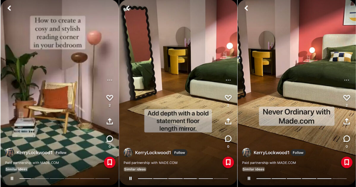 taps home decor influencers for first Pinterest campaign