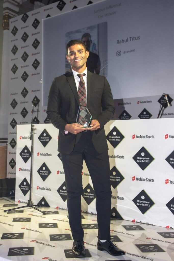 Ogilvy's global head of influence, Rahul Titus, has won the 'Serious Influence’ award at the 2022 Blogosphere Awards.