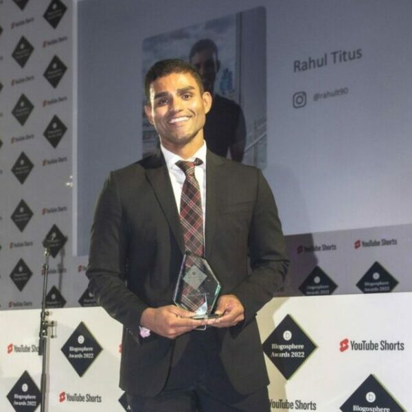 Ogilvy's global head of influence, Rahul Titus, has won the 'Serious Influence’ award at the 2022 Blogosphere Awards.