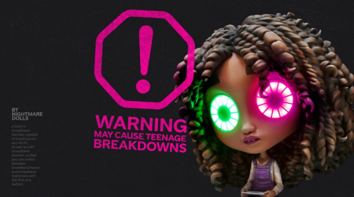 BT has recruited two of the UK's leading TikTok families to create a social media campaign that sees Halloween Horror Dolls crash family Wi-Fi.