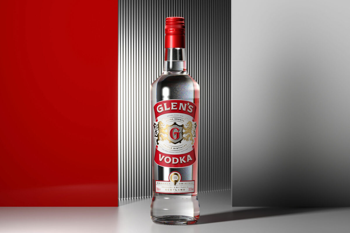 glen's vodka rebrand