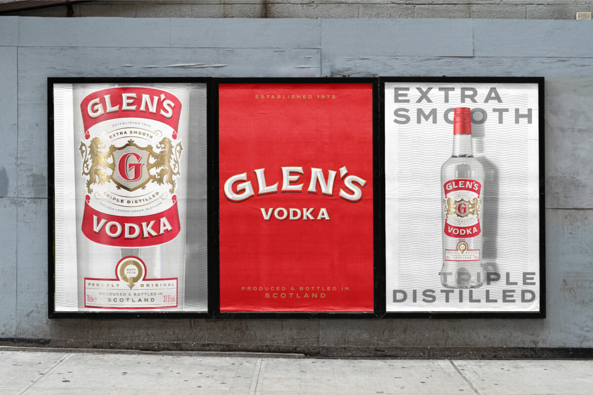 Glen’s Vodka has enlisted creative agency Thirst to refresh its brand identity to ‘pave the way’ for growth into new markets.