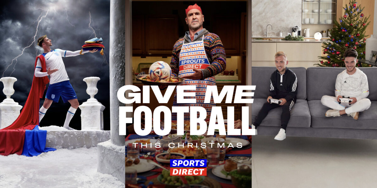 Sports Direct has unveiled its 2022 Christmas campaign ‘Give Me Football’ bringing together some of the biggest names in the game.