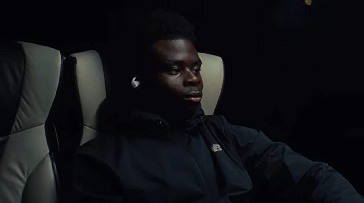 Bukayo Saka has starred in Beats by Dre’s new marketing campaign ‘Defy the Noise’ which premieres ahead of the 2022 FIFA Qatar World Cup.