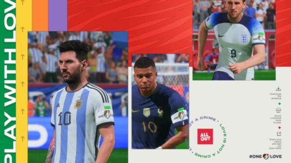 One Love armbands, synonymous with rebelling against Qatar's World Cup anti-LGBTQIA+ restrictions, can now be used in FIFA 23.