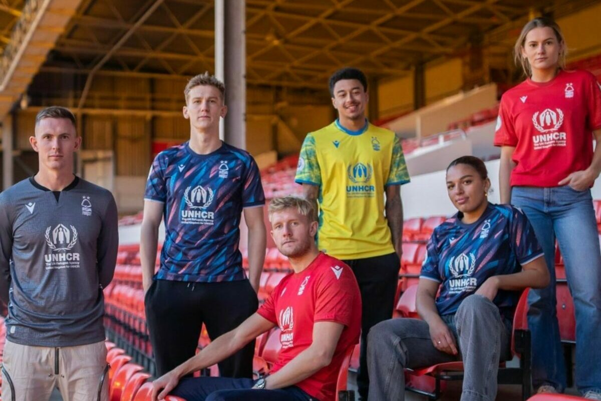 Nottingham Forest Football Club has entered a new international charity partnership with UK for UNHCR in a bid to support global relief efforts.