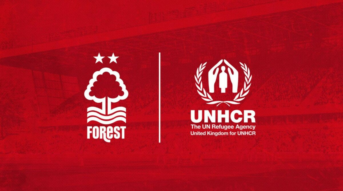 Nottingham Forest Football Club has entered a new international charity partnership with UK for UNHCR in a bid to support global relief efforts.