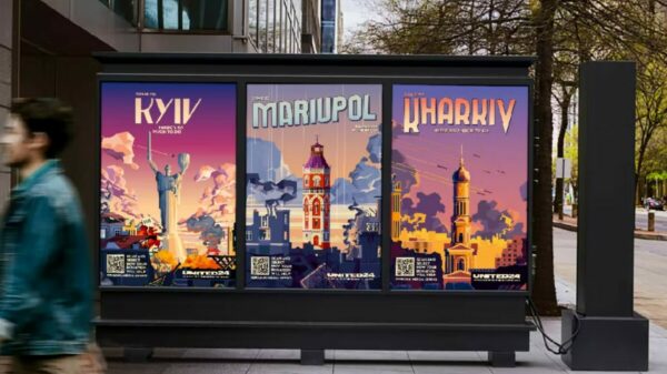United24 has unveiled a campaign for Ukraine to remind British people that the war-torn country still needs support amid Russia's invasion.
