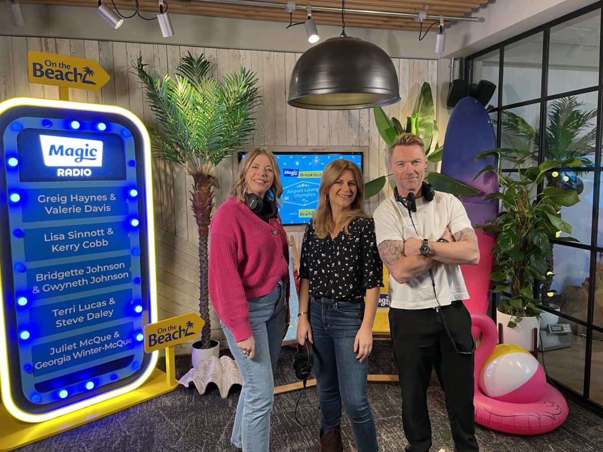 Magic Radio and holiday-maker On the Beach recently unveiled an 'Airport Lounge Olympics' which saw one lucky couple win a trip to Mexico.