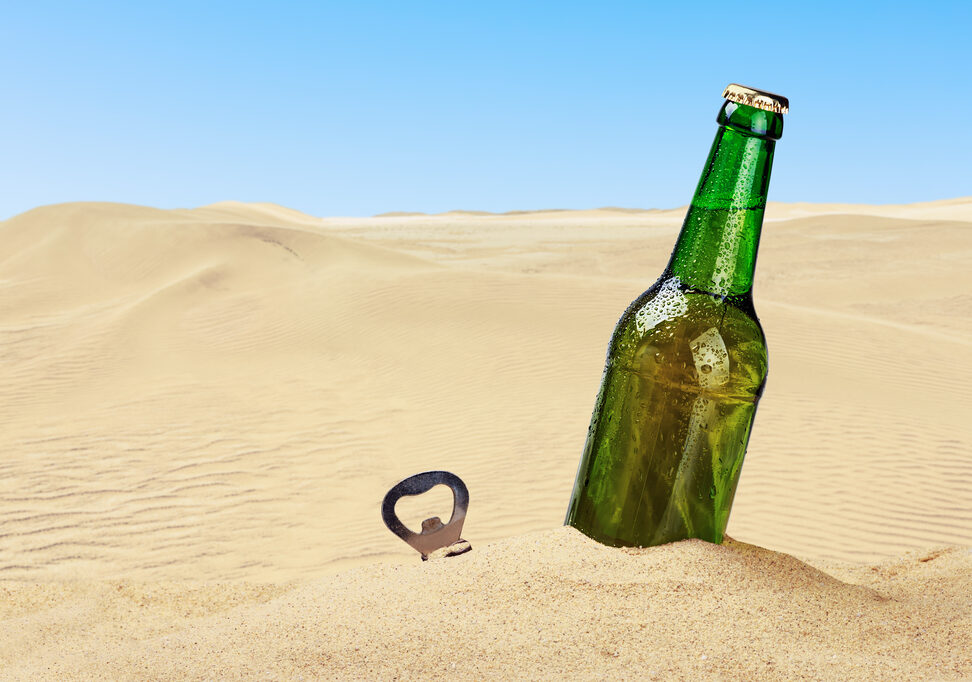 bottle desert dry january