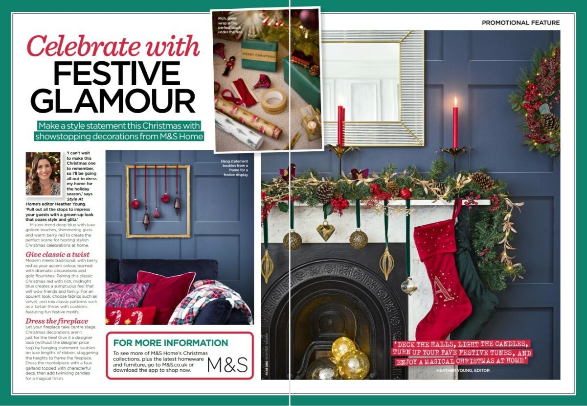 M&S has partnered with Future Publishing - a specialist media platform - to raise awareness of M&S’ Home range during the golden quarter of retail.