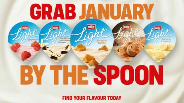 Müller has unveiled a new Müllerlight campaign, positioning the product's array of flavours as a way of brightening up the coldest months of the year.