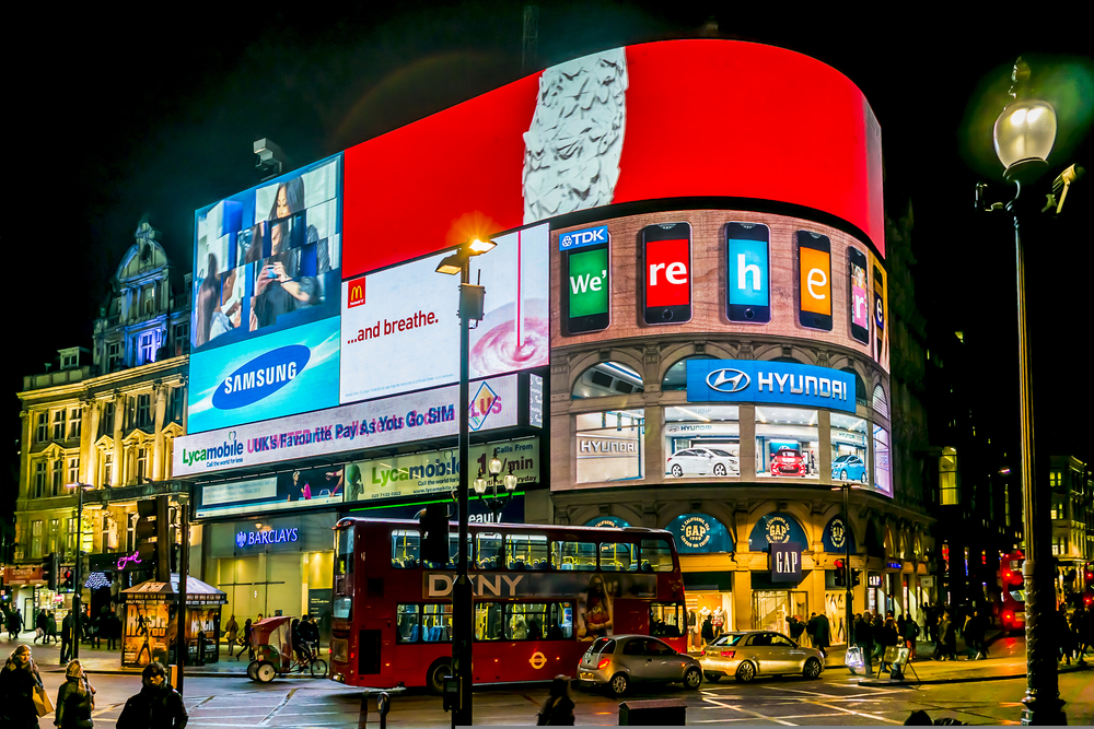 piccadilly advertising