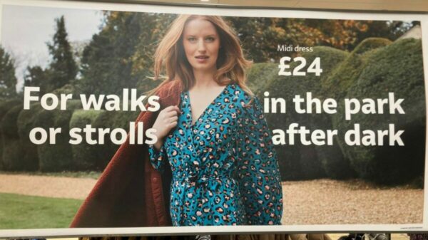 Sainsbury's has removed an advert after receiving huge backlash online for appearing to ignore women's safety.