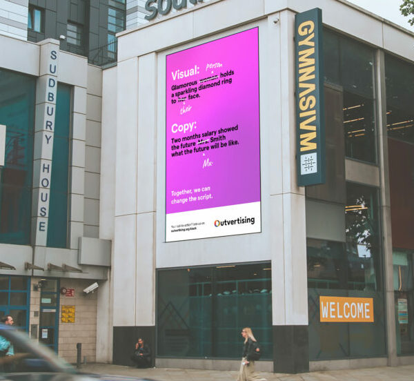Outvertising, an LGBTQIA+ advocacy group, has unveiled its largest campaign to date, taking over OOH sites across the country.