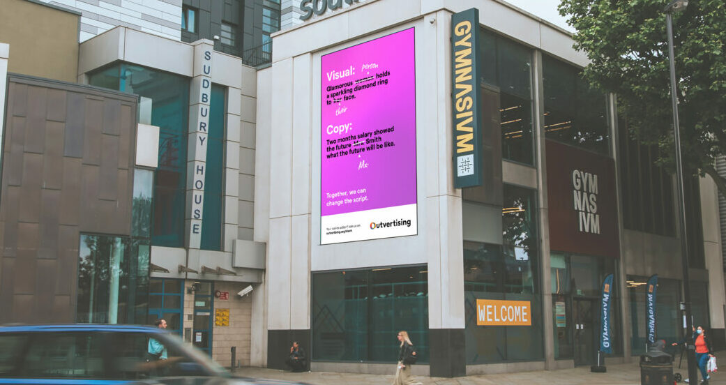 Outvertising, an LGBTQIA+ advocacy group, has unveiled its largest campaign to date, taking over OOH sites across the country.