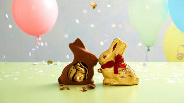Lindt is sharing the 'Hoppiness' across the UK this Easter by giving away £50,000 worth of prizes, hiding ten £5,000 tokens in its gold bunnies.