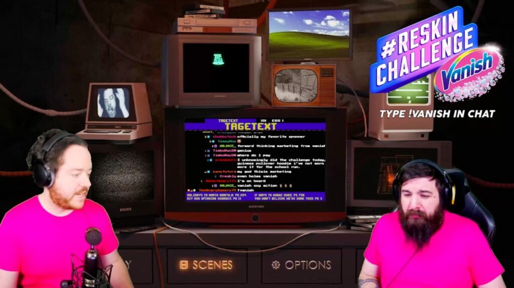 Vanish has teamed up with Europe's biggest gamers to encourage consumers to re-wear clothes and raise awareness of clothing waste.