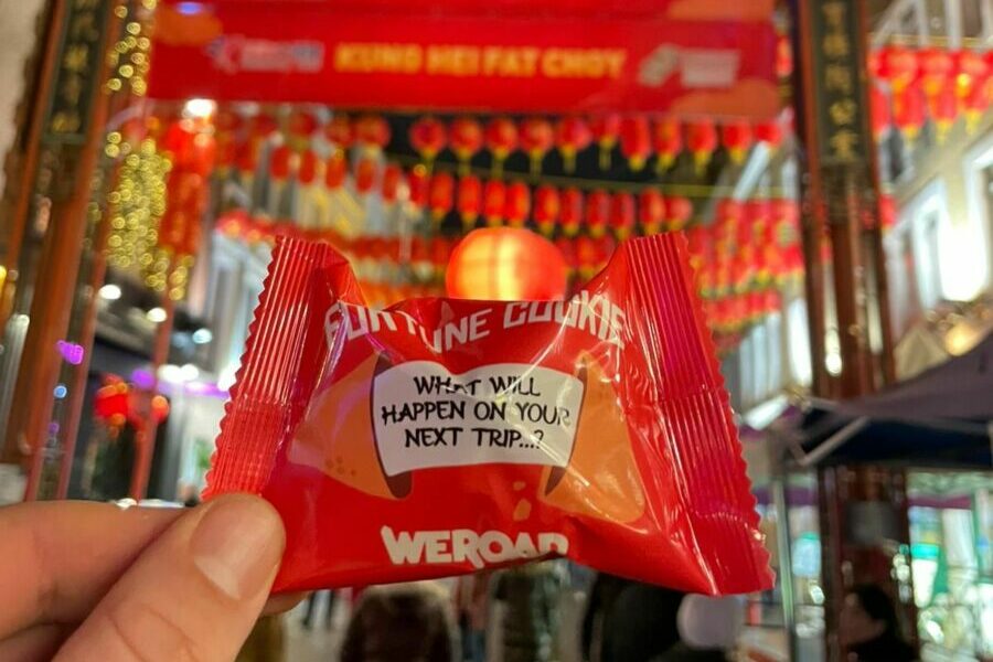 WeRoad has distributed 22,000 fortune cookies across London and other major European cities in its latest guerrilla marketing campaign.