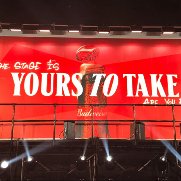 Budweiser is turning one of its billboards in Shoreditch into a stage to champion female artists ahead of The Brits this weekend.