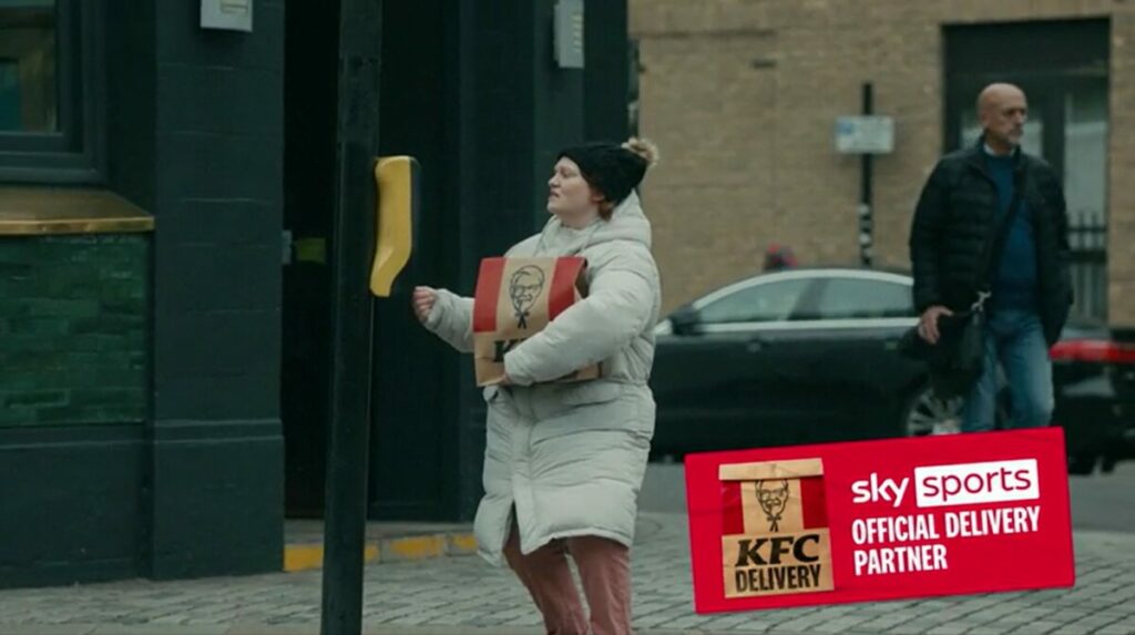 KFC Delivery and Sky Media have announced a new partnership that will see the fast-food chain become the official delivery partner for Sky Sports.