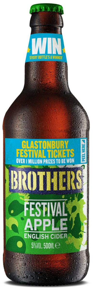 Brothers Drinks is set to be the official cider of Glastonbury Festival this year, returning to the event after first sponsoring it 28 years ago.