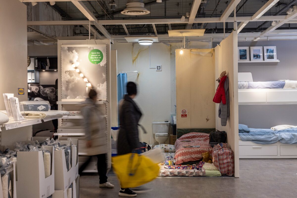 IKEA has partnered with Shelter to launch 'Real Life Roomsets', highlighting the real living conditions of those forced into temporary accommodation.