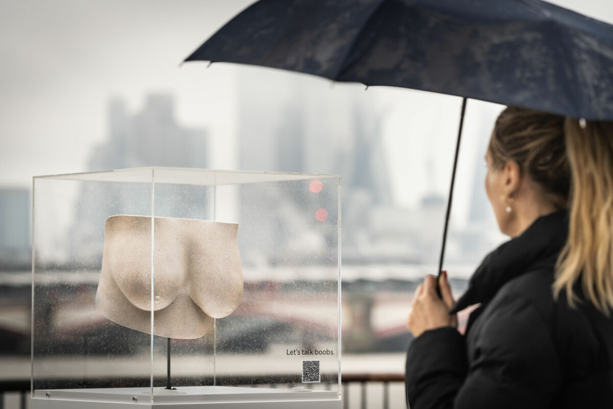 M&S has collaborated with female body casting artist Lydia Reeves to unveil an empowering art installation on London's South Bank.