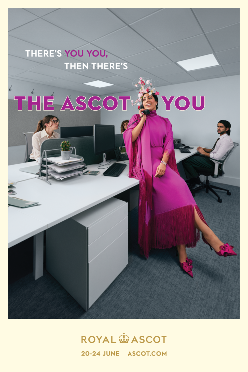 Ascot Racecourse has unveiled a new campaign that focuses on the 'transformative' feeling that attending one of their year-round events can have.