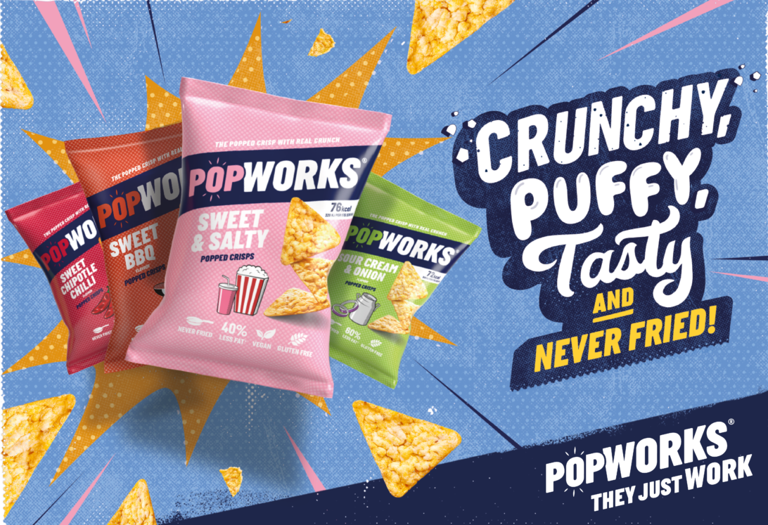PopWorks has unveiled its first-ever TV and digital campaign with the aim of presenting its non-HFSS range as a balanced and healthy choice.