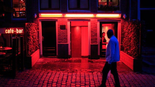 Amsterdam's city council has rolled out a digital discouragement campaign that asks rowdy British men to 'stay away' from the Dutch capital.