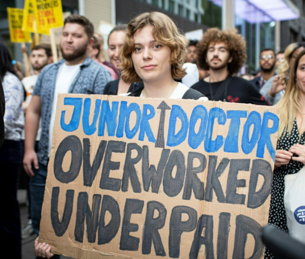 The BMA and junior doctors have launched a campaign to highlighting that some NHS staff could earn more working as a barista.