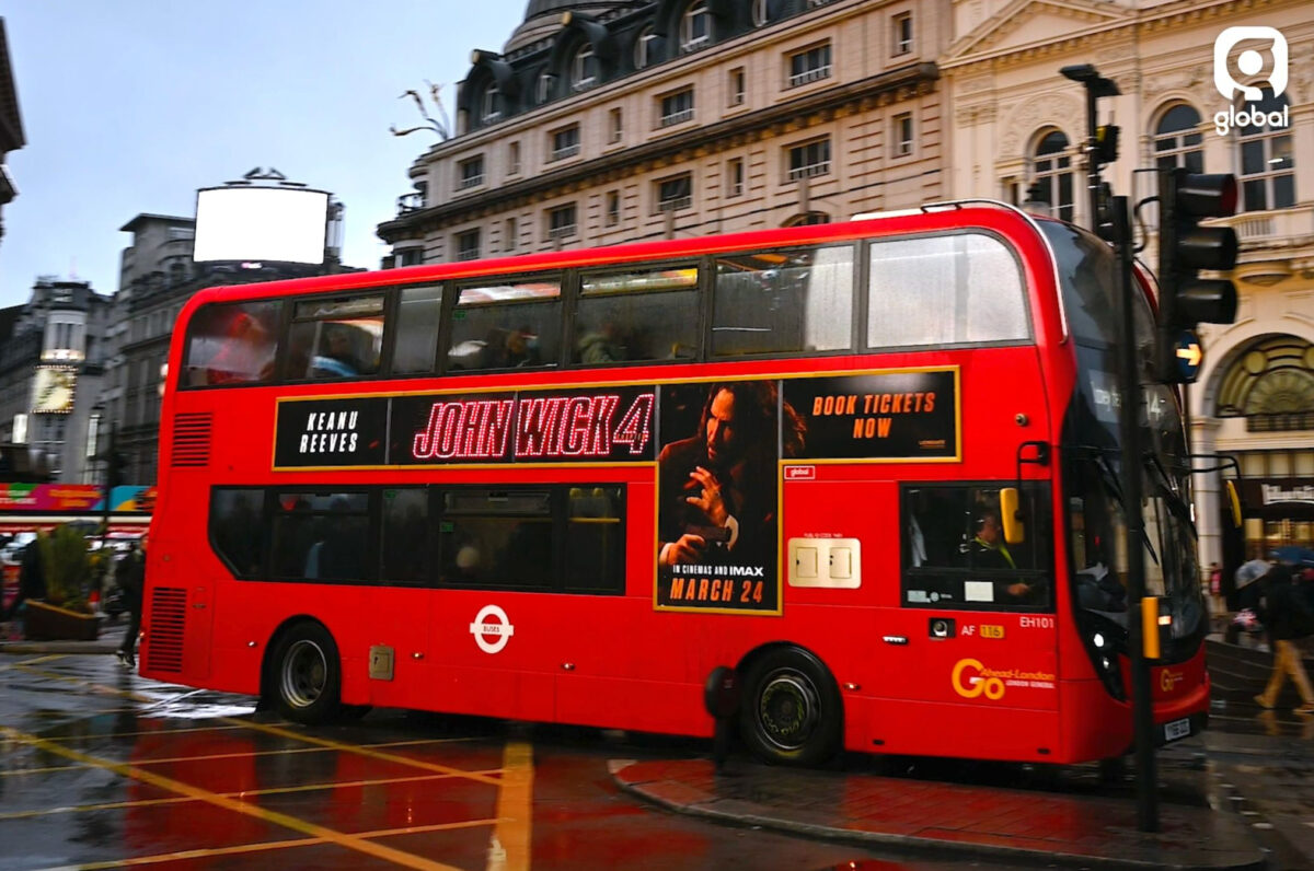 The film franchise John Wick has taken over Oxford Circus train station just days after John Wick: Chapter 4 was released into cinemas.