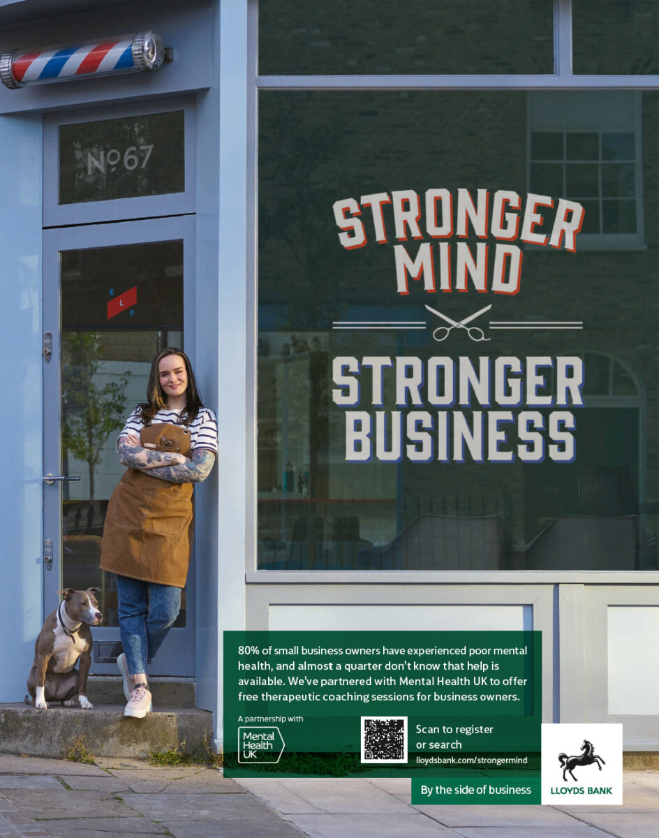 Lloyds has unveiled a campaign to promote its new service that offers over 1000 UK small business owners free therapeutic coaching sessions.