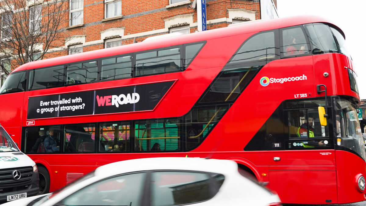 Travel company WeRoad has launched its first-ever international out-of-home (OOH) campaign, displaying more than 3,700 ads across London.