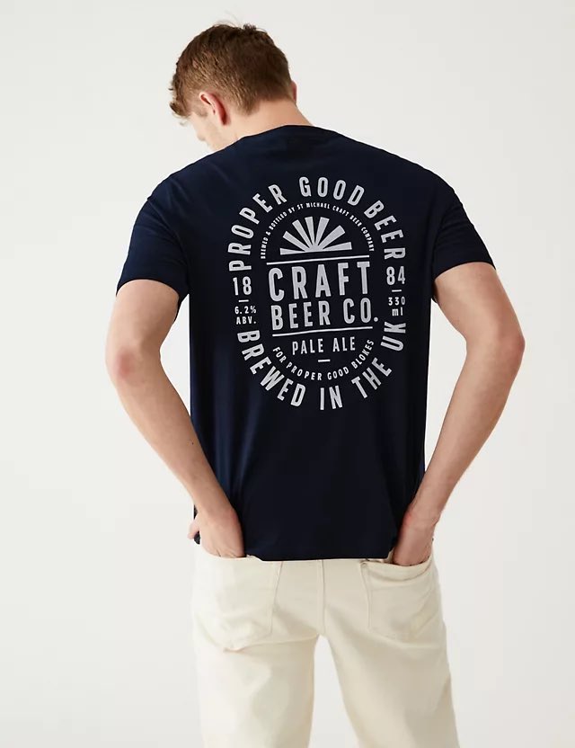 Craft Beer M&S t shirt