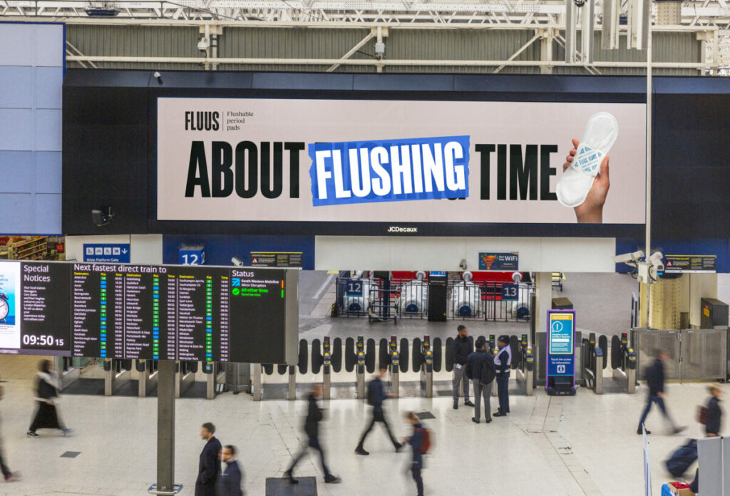 Fluus, the world’s first fully flushable period pad brand, has unveiled an integrated campaign to introduce its new brand identity to the nation.