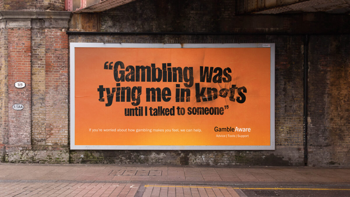 GambleAware has unveiled a major new integrated campaign in a bid to reduce the stigma people feel surrounding gambling harms.